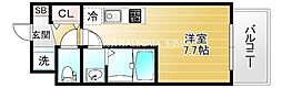 LOBANS東上 ワンルームの間取図画像