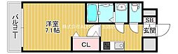 LIVIAZ OSAKA Verite 1Kの間取図画像