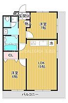 大阪府大阪市東成区中本１丁目（賃貸マンション2LDK・2階・58.50㎡） その2