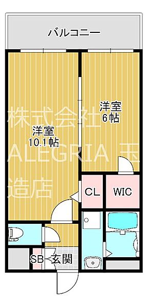 大阪府大阪市城東区森之宮２丁目(賃貸マンション1LDK・9階・42.04㎡)の写真 その2