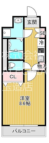 大阪府大阪市東成区大今里２丁目(賃貸マンション1K・6階・27.60㎡)の写真 その2