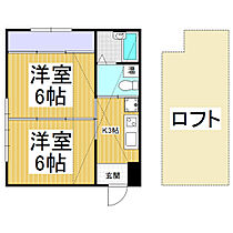 コートハウスおきた  ｜ 長野県諏訪市沖田町4丁目（賃貸アパート2K・1階・30.37㎡） その2