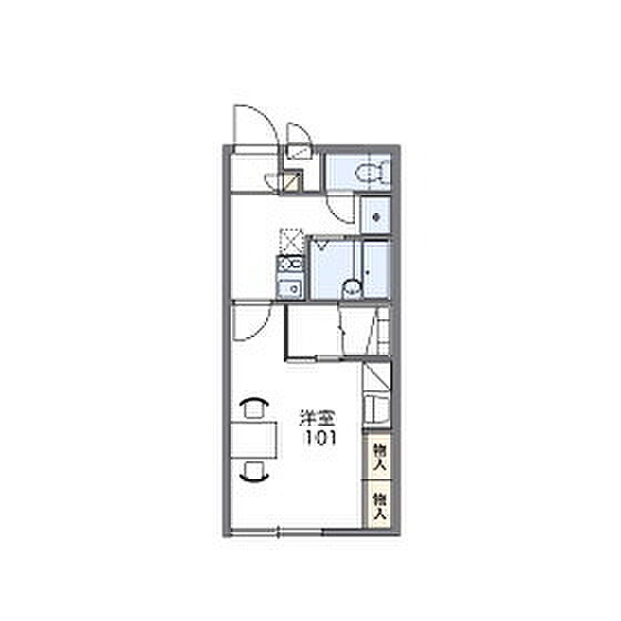 レオパレスDepartures 103｜長野県諏訪郡富士見町富士見入笠湖(賃貸アパート1K・1階・23.18㎡)の写真 その2