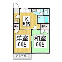 フレグランスピュアー  ｜ 長野県岡谷市長地小萩3丁目（賃貸アパート2K・2階・38.94㎡） その2