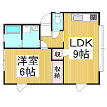 ハイツ・ルミエールＡ  ｜ 長野県諏訪郡下諏訪町（賃貸アパート1LDK・2階・36.43㎡） その2