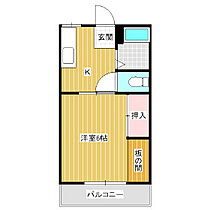 コーポカネセン  ｜ 長野県岡谷市川岸上3丁目（賃貸アパート1K・2階・23.10㎡） その2