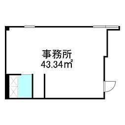 元町ビルディング ワンルームの間取図画像