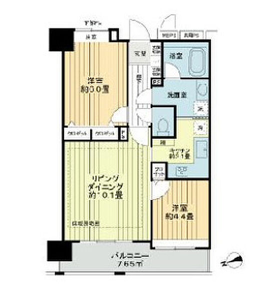 ライオンズマンション渋谷道玄坂 ｜東京都渋谷区円山町(賃貸マンション2LDK・4階・52.95㎡)の写真 その2