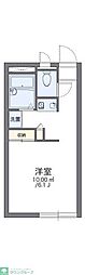 レオパレスＮ．Ｋ 2階1Kの間取り