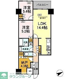 間取図画像 2SLDK