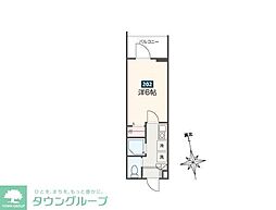 TOIVE新小岩 2階1Kの間取り