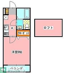 間取図画像 1K