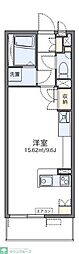 レオネクストプレジール ワンルームの間取図画像
