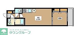 (仮称)ミリアビタ船橋 1LDKの間取図画像