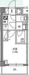 S-RESIDENCEGYOTOKU 1Kの間取図画像