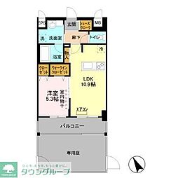 LUMIERE 1LDKの間取図画像