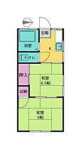 伊草ハイツ 102 ｜ 埼玉県八潮市伊草1丁目31-12（賃貸アパート2K・1階・29.81㎡） その2