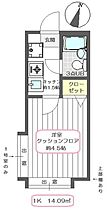 ベル北綾瀬Ｂ 205 ｜ 東京都足立区佐野2丁目38-3（賃貸アパート1K・2階・14.09㎡） その2