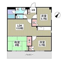 ウィンベル深野 101 ｜ 千葉県松戸市栄町8丁目731番地（賃貸マンション3LDK・1階・65.70㎡） その2