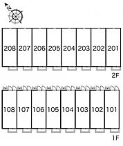 レオパレス椿 203 ｜ 千葉県柏市逆井2丁目11-36（賃貸アパート1K・2階・26.08㎡） その4