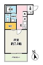 (仮称)キャメル南流山9B 205 ｜ 千葉県流山市南流山7丁目34-17(以下未定)（賃貸アパート1K・2階・26.38㎡） その1