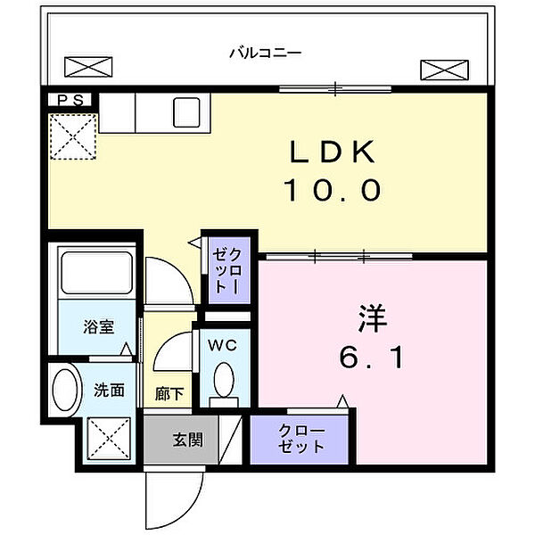 フォンテ　クレラ 416｜東京都足立区扇2丁目(賃貸マンション1LDK・4階・38.18㎡)の写真 その2