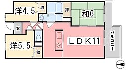 シティーガーデン広畑 3LDKの間取図画像