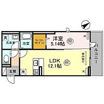 兵庫県姫路市飾磨区今在家６丁目（賃貸アパート1LDK・3階・41.85㎡） その2