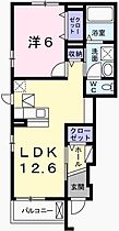 兵庫県姫路市余部区上余部（賃貸アパート1LDK・1階・45.47㎡） その2