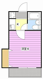 ネクシア桜木 ワンルームの間取図画像