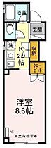 アンソレイユ塩町　住居 205 ｜ 静岡県掛川市塩町（賃貸アパート1K・2階・26.42㎡） その2