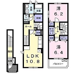 ヴィラ・サウス 2LDKの間取図画像
