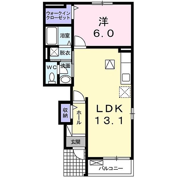 シャングリラ 102｜静岡県袋井市睦町(賃貸アパート1LDK・1階・45.39㎡)の写真 その2