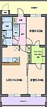 プロスペリティ 203 ｜ 静岡県掛川市宮脇１丁目（賃貸マンション2LDK・2階・63.00㎡） その2