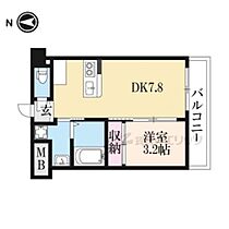 フクダ不動産新大宮マンション 305 ｜ 奈良県奈良市大宮町４丁目（賃貸マンション1DK・3階・24.50㎡） その2