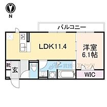 奈良県奈良市大森町（賃貸アパート1LDK・3階・43.94㎡） その2