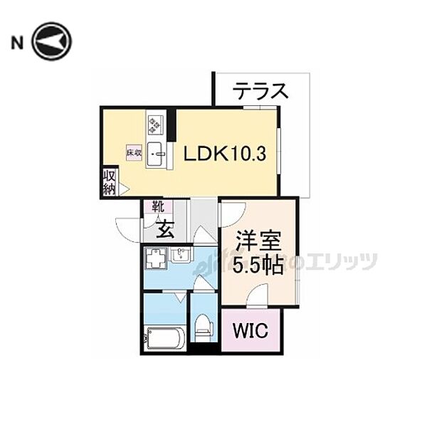 奈良県奈良市三条宮前町(賃貸アパート1LDK・1階・42.61㎡)の写真 その2