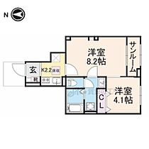 アルドーレ 101 ｜ 奈良県奈良市西九条町２丁目（賃貸アパート1LDK・1階・37.98㎡） その2