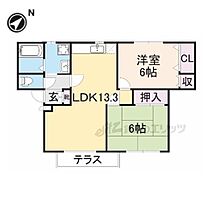 パセオグリーンＢ 102 ｜ 大阪府東大阪市東石切町３丁目（賃貸アパート2LDK・1階・52.99㎡） その1