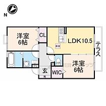 奈良県奈良市押熊町（賃貸アパート2LDK・1階・54.75㎡） その1