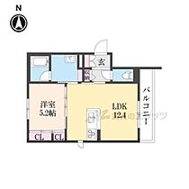 大阪府東大阪市昭和町（賃貸マンション1LDK・2階・44.46㎡） その2