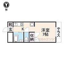 ウィンライフあやめ池 107 ｜ 奈良県奈良市あやめ池北３丁目（賃貸マンション1K・1階・20.00㎡） その2