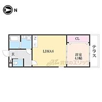 奈良県大和郡山市西岡町（賃貸アパート1LDK・1階・32.65㎡） その1