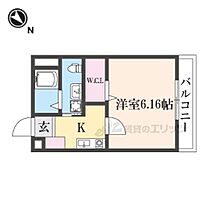 大阪府枚方市香里園町（賃貸アパート1K・3階・24.80㎡） その2