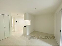 JR片町線(学研都市線) 星田駅 徒歩4分の賃貸アパート 3階1LDKのリビング/ダイニング