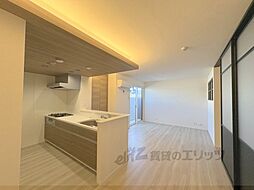 JR片町線(学研都市線) 星田駅 徒歩8分の賃貸アパート 1階2LDKのリビング/ダイニング