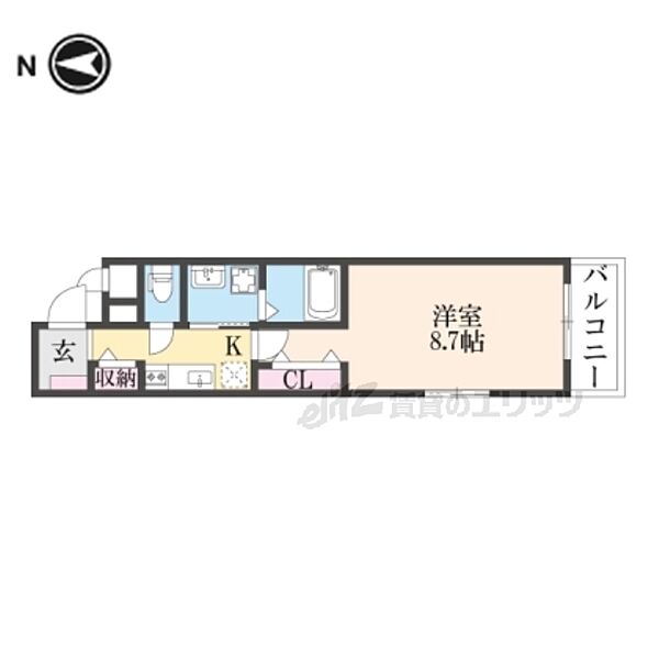 ＲＥＬＡ　ＦＯＲＴ 206｜奈良県桜井市大字戒重(賃貸アパート1K・2階・31.21㎡)の写真 その2