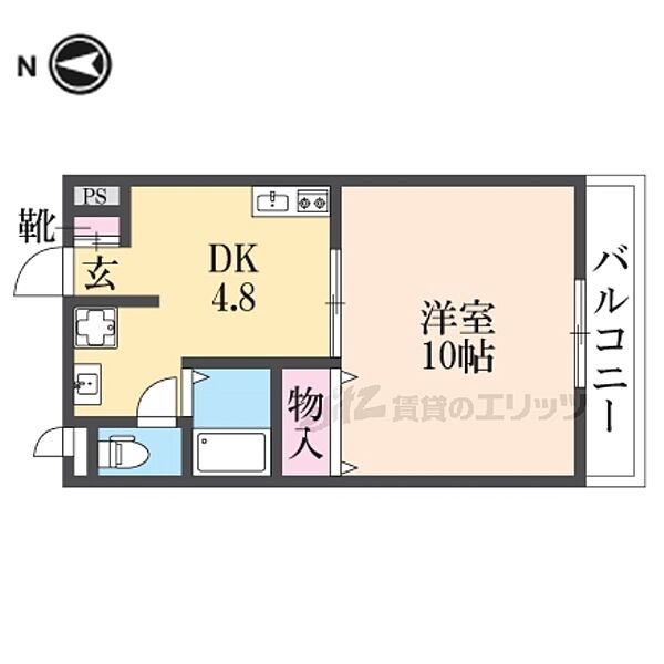 プレール 205｜奈良県橿原市石原田町(賃貸マンション1DK・2階・32.40㎡)の写真 その2