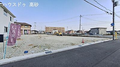 外観：別府町新野辺北町の新築戸建です。現地撮影(2025/1/24)