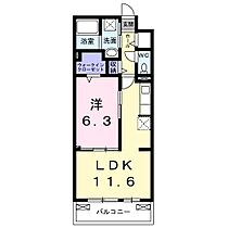 クオーレD 203 ｜ 千葉県印西市大森（賃貸アパート1LDK・2階・42.59㎡） その2